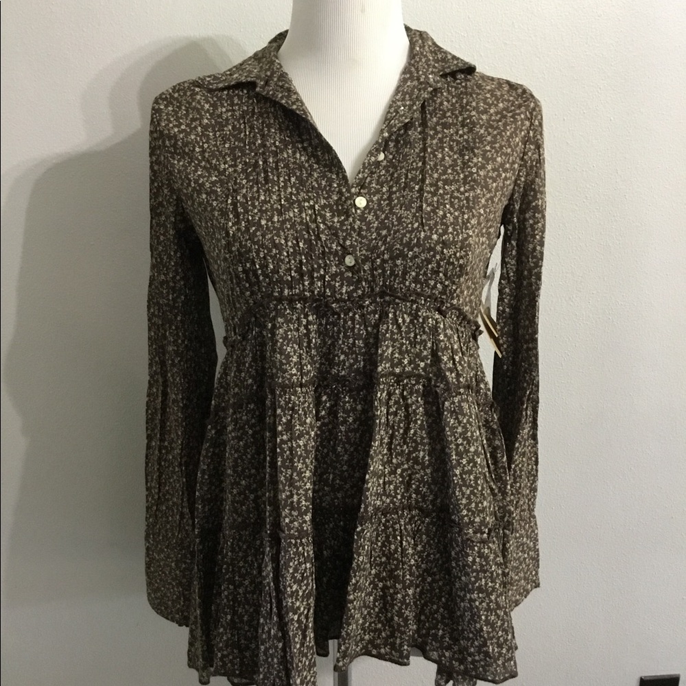 Ralph Lauren floral boho top small - Picture 1 of 4